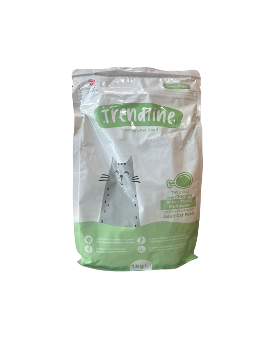 Trendline Premium Adult Cat Food - Chicken (Multicolor)